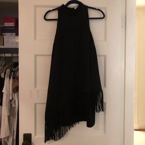 Black Elizabeth and James Fringe Cocktail Dress!